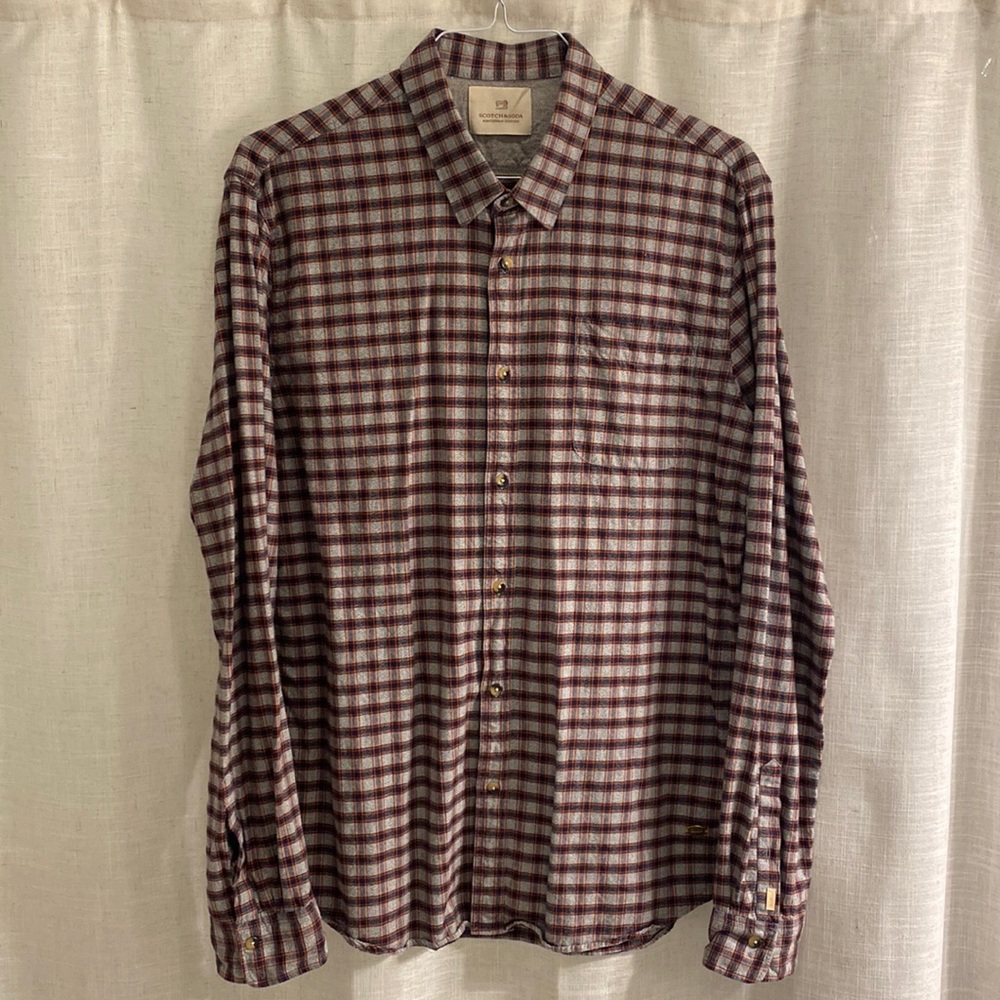 Scotch & Soda Regular Fit Flannel Shirt